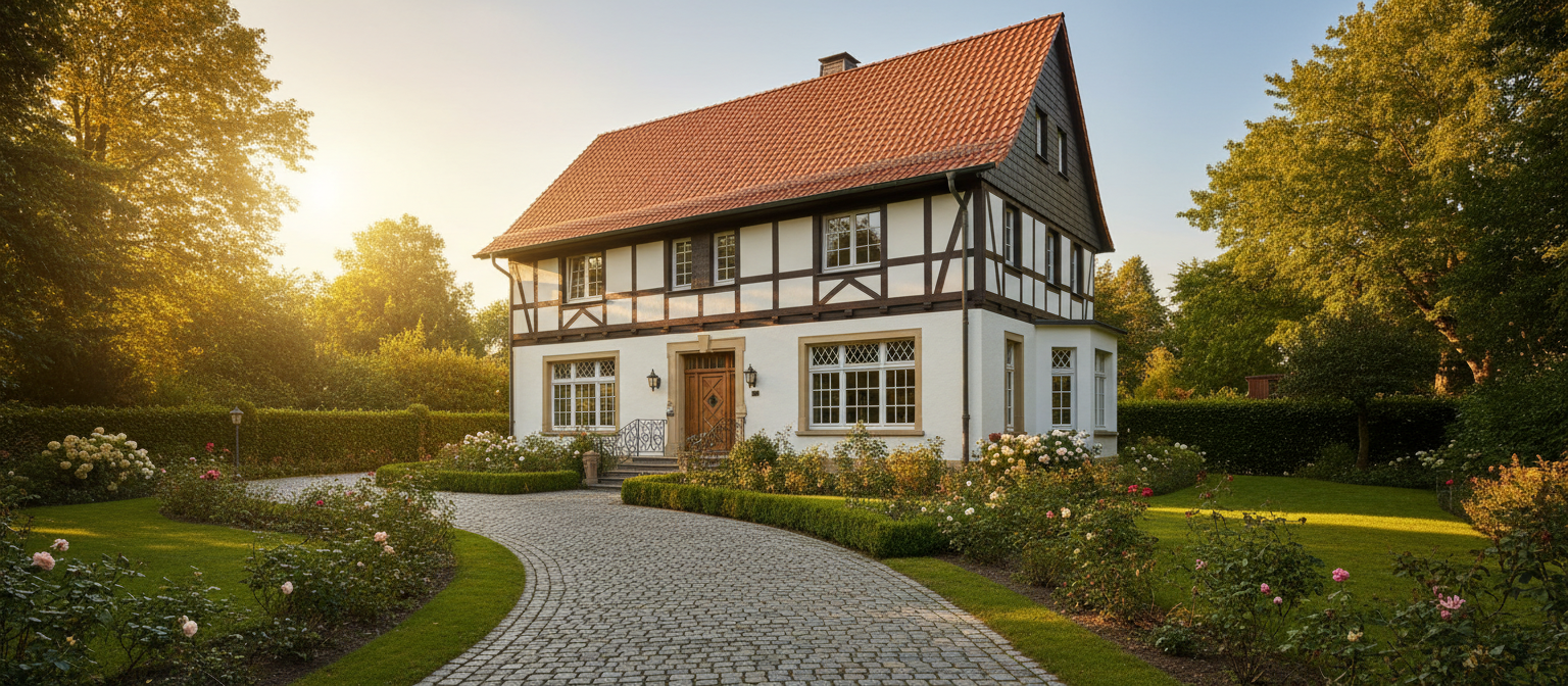 Sanierungsexperte Böhmer Leistungen – frisch saniertes Wohnhaus im Ruhrgebiet
